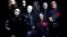 Slipknot em fundo preto